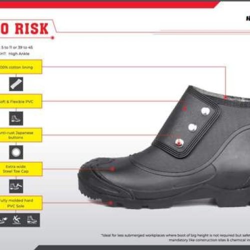 Hillson No Risk Button Safety Shoes