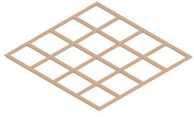Lattice Copper Earth Plate