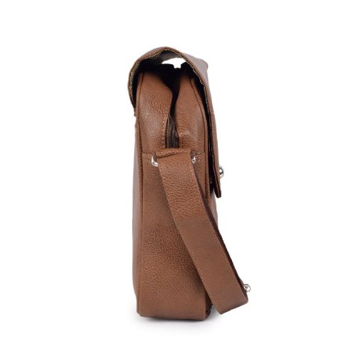 PU Camal Flap Laptop Bags