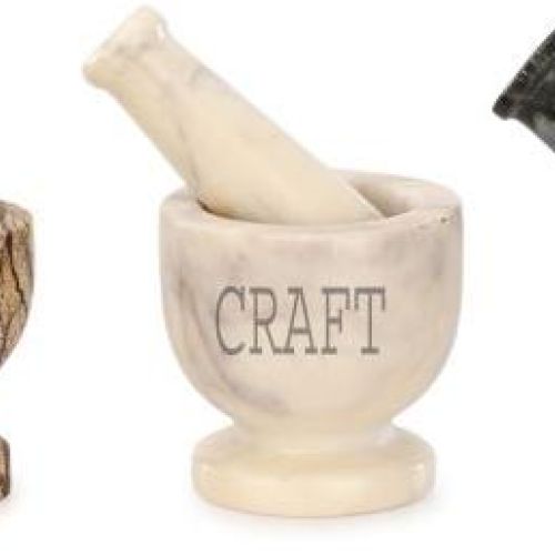 Marble Mortar and Pestle