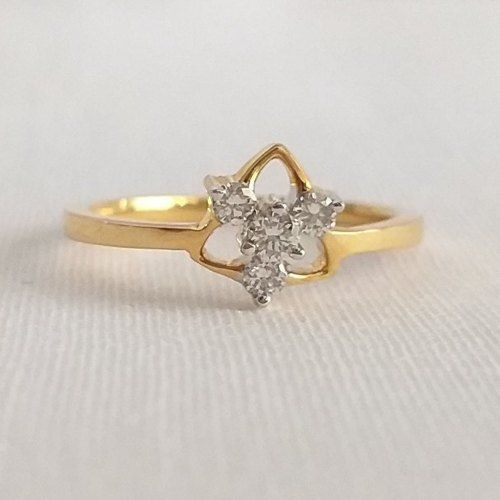 Triangle Shape Diamond Ring