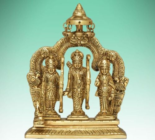 Brass Ram Darbar Statue
