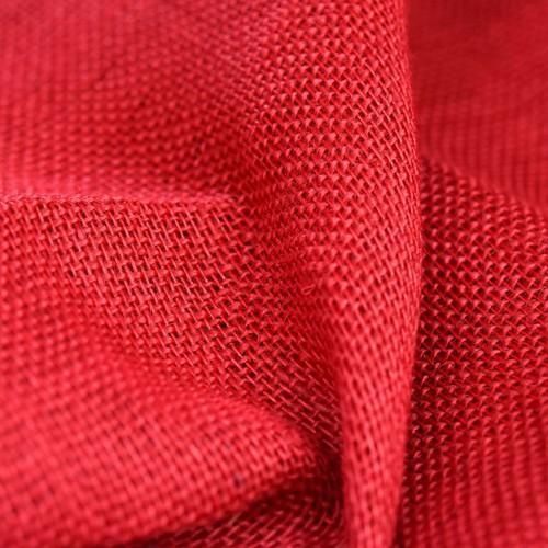 Red Jute Fabric