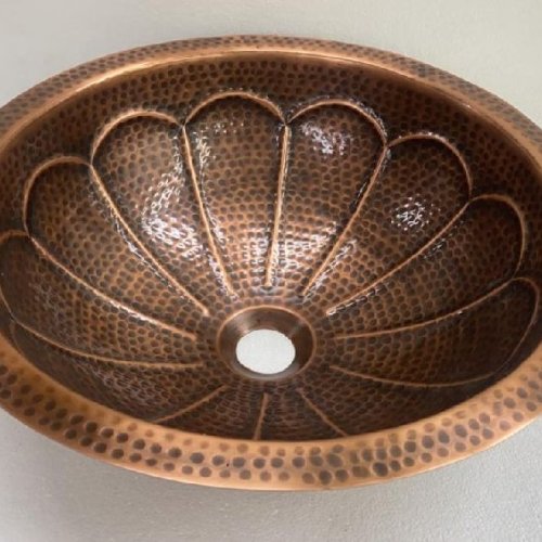 Antique Copper Wash Basin