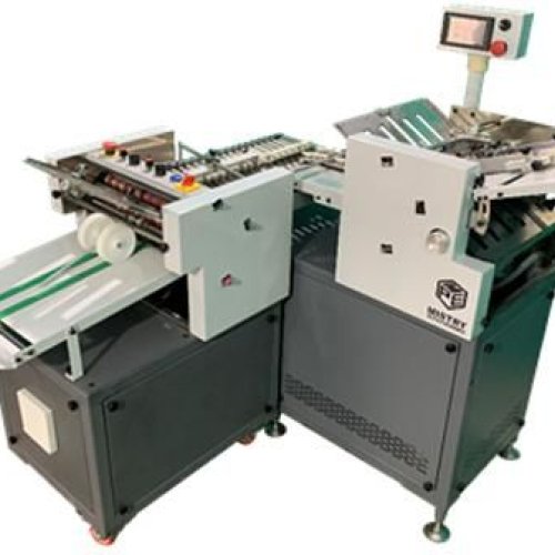 Automatic Leaflet Folding Machine with Cross Fold Attachment