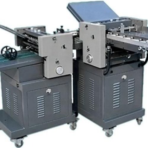 Automatic Vacuum Feed Paper Folding Machine with Cross Fold Attachment