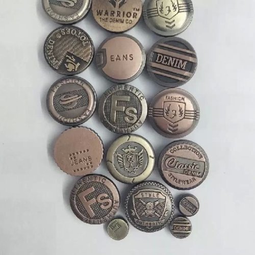 metal jeans buttons