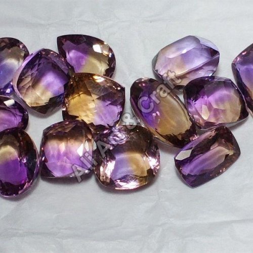Ametrine Faceted Gemstone