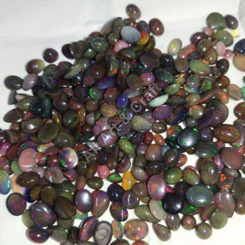 Black Opal Cabochon Gemstone