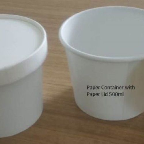 500 ml White Paper Containers