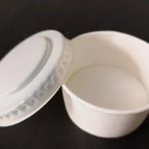 Round White Paper Containers