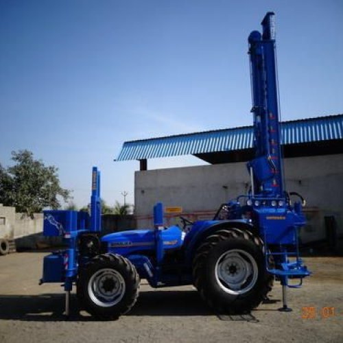 Hydraulic Tractor Mounted Drilling Rig