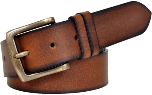 Men\'s Brown Leather Belt