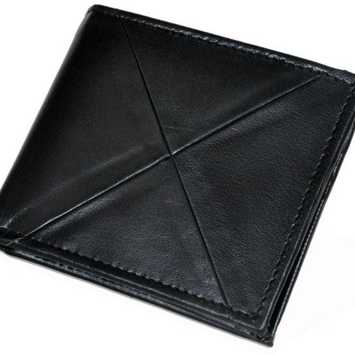 Men\'s Black Genuine Leather Wallet