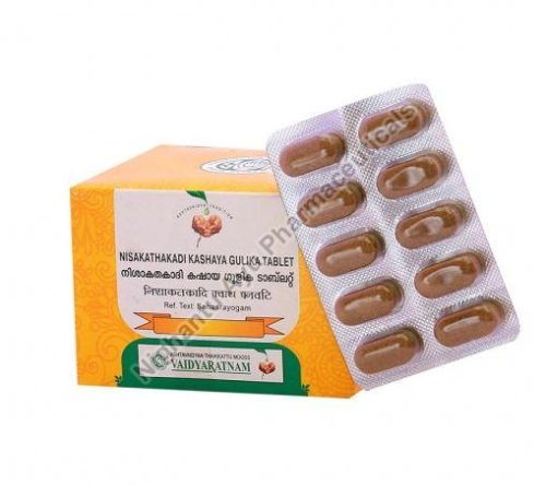 Vaidyaratnam Nisakathakadi Kashaya Gulika Tablets