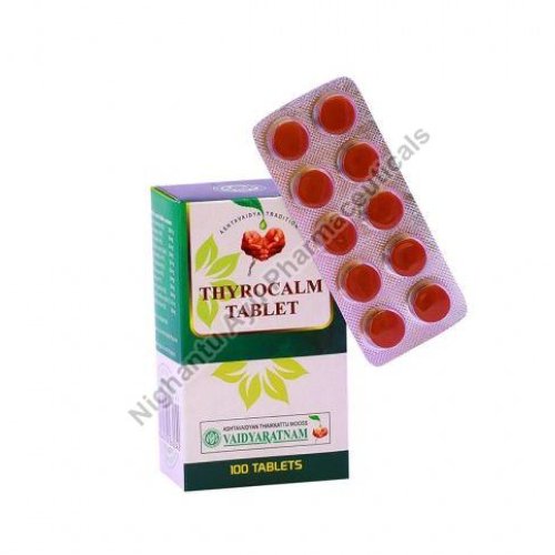 Vaidyaratnam Thyrocalm Tablets