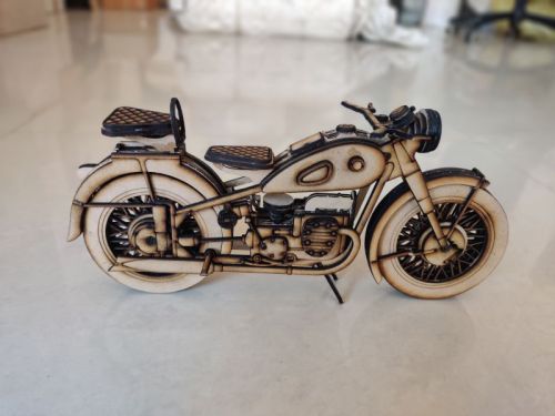 Wall Decor Bike Showpiece
