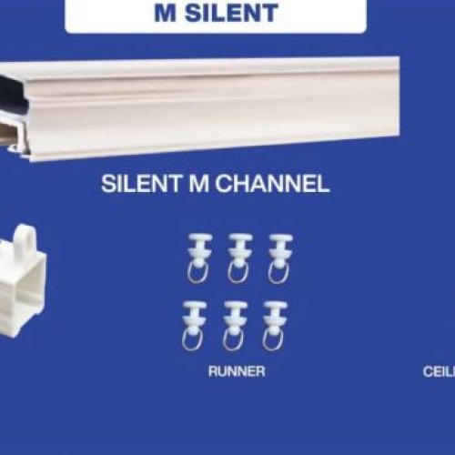 M Silent Curtain Track System