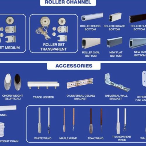 Roller Curtain Track System
