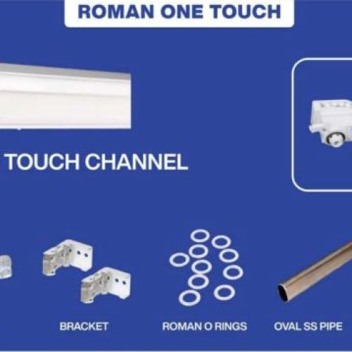 Roman One Touch Curtain Track System