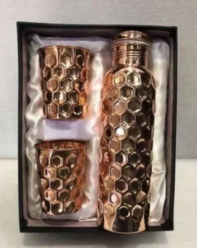 Diamond Copper Bottle Gift Set
