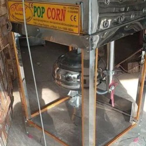 Stainless Steel Gas Operated Popcorn Making Machine