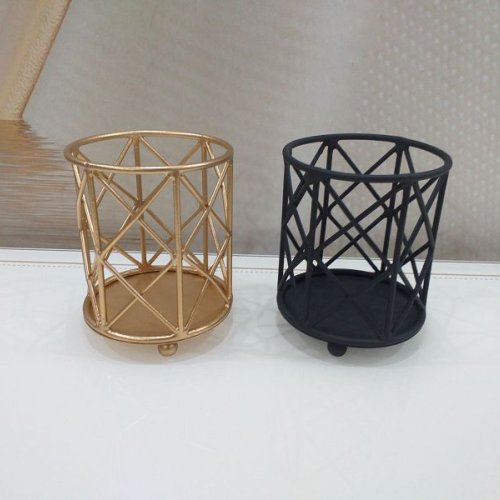AL2063 Golden Iron Pen Holder