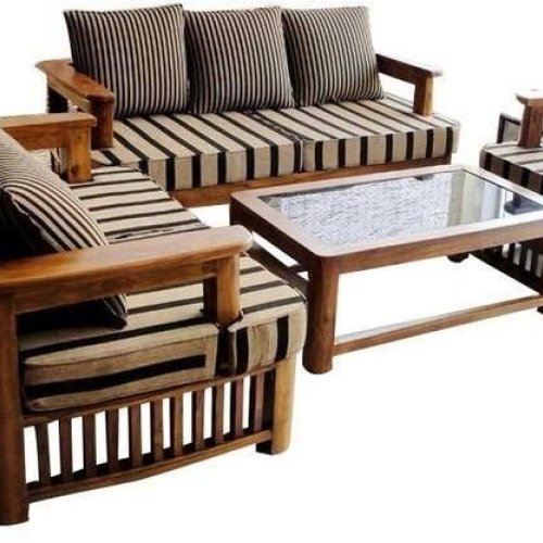 Wooden Sofa Set