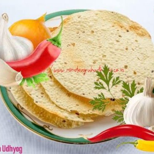 Garlic Green Chilli Papad