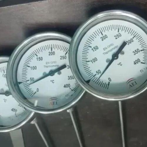 All Angle Stainless Steel Temperature Gauge
