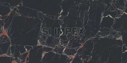 Black Carnival Inkage Series Vitrified Tile