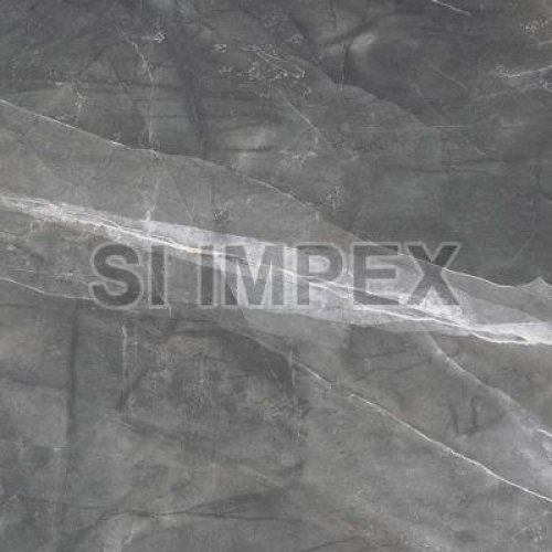 Magda Nero Glossy Finish Vitrified Tile