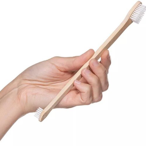 Bamboo Dog Toothbrush