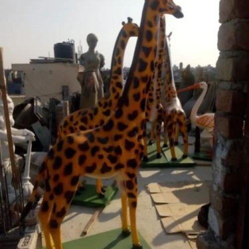 Fiberglass Giraffe Statue