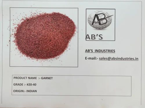 20-40 Mesh Garnet Sand
