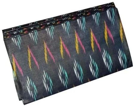 Black Ikat Cotton Fabric