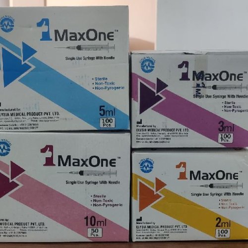 Max One Single Use Syringe with Needle
