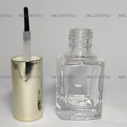 Empty Nail Polish Bottle and Cap Set