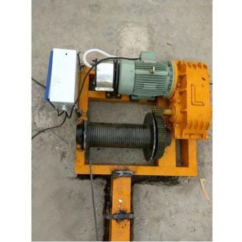 Floor Mounted Winch Machine