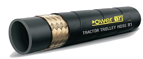 Tractor Trolley 1 Wire Braid Hydraulic Hose Pipe