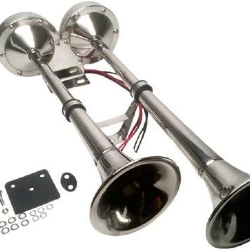 Double Trumpet Marine Air Horn 12v / 24v
