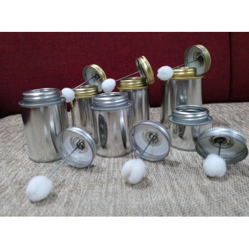 Silver PVC Solvent Cement Tin Can With Dauber Cap