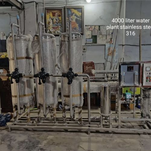 Ss 316 4000 Ltr Reverse Osmosis Plant