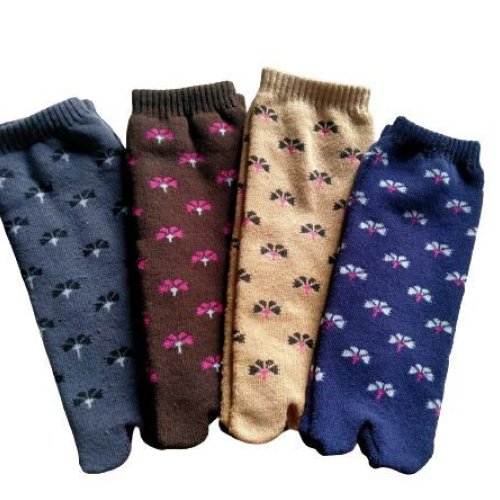 Ladies Cotton Toe Socks