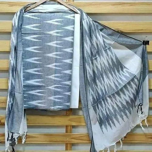 Ikkat Cotton Dress Material