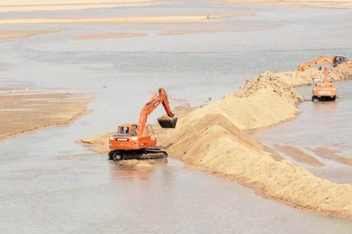 river sand