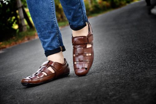 Leather Mens Sandal