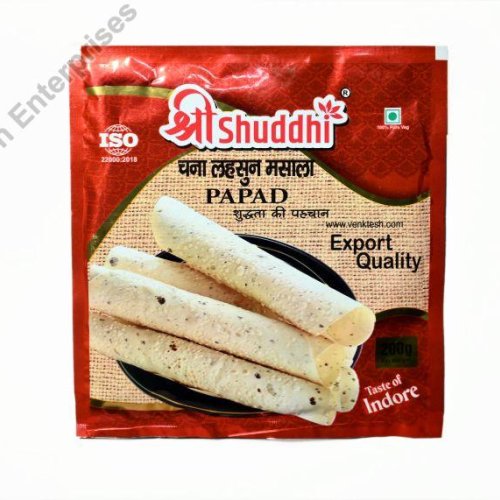 Chana Lahsun Papad