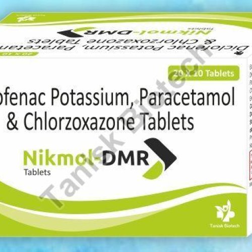 Diclofenac Potassium Paracetamol Chlorzoxazone Tablet