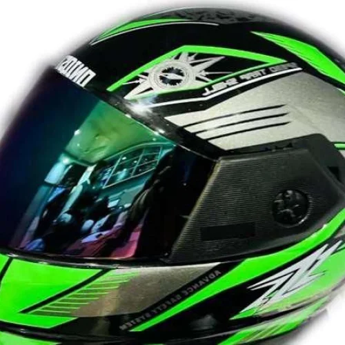 Fiberglass Full Face Jazz Bike Helmet